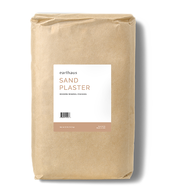 bag of Earthaus Sand plaster