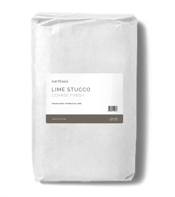 Lime Stucco | Coarse Finish - Earthaus Plaster